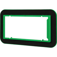 Madison Electric 4-Gang PVC Rectangle Electrical Wall Box Draft Seal