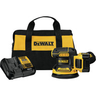 DEWALT 20 Volt MAX XR Lithium-Ion 5.0 Ah Brushless Random Orbit Cordless Sander Kit