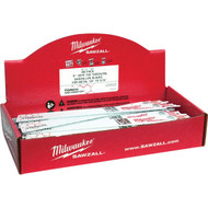 Milwaukee SAWZALL The TORCH 9 In. 14 TPI Metal Demolition Reciprocating Saw Blade (100-Pack)