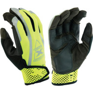 West Chester Protective Gear Extreme Work VizX Men's Large Synthetic Leather Safety Work Glove