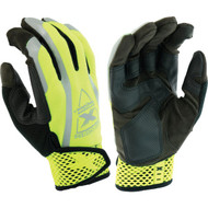 West Chester Protective Gear Extreme Work VizX Men's XL Synthetic Leather Safety Work Glove