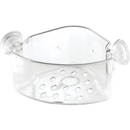 iDesign Power Lock Corner Shower Basket