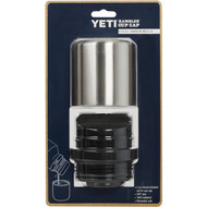 Yeti Cup Cap Silver Stainless Steel & Plastic Rambler Tumbler Lid