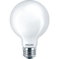 Philips Warm Glow 60W Equivalent Soft White G25 Medium Frosted Dimmable LED Decorative Globe Light Bulb (2-Pack)