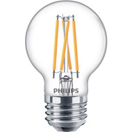 Philips Warm Glow 40W Equivalent Soft White G16.5 Medium Dimmable LED Decorative Light Bulb (2-Pack)