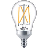 Philips Warm Glow 60W Equivalent Soft White A15 Candelabra Dimmable LED Light Bulb (2-Pack)