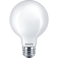 Philips Warm Glow 25W Equivalent Soft White G25 Medium Frosted Dimmable LED Decorative Globe Light Bulb (2-Pack)