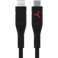 Fuse 3 Ft. Black Lightning to USB-C MFI Charging & Sync Cable