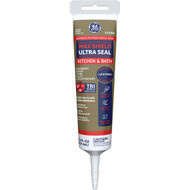 GE Siliconized Acrylic 5.5 Oz. Clear Advanced Polymer Acrylic Latex Kitchen & Bath Sealant