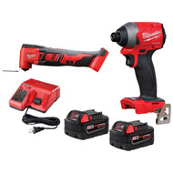 Milwaukee 2-Tool M18 FUEL Lithium-Ion Brushless Impact Driver & Multi-Tool Cordless Tool Combo Kit