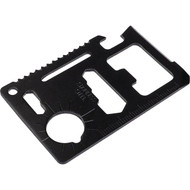 Lucky Line Utilicarry 11-in-1 Black Stainless Steel Wallet Multi-Tool