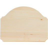 Walnut Hollow 9 In. x 12 In. Unfinished Wood River Road Signboard