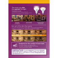 Philips Warm Glow 150W Equivalent Soft White BR40 Medium Dimmable LED Floodlight Light Bulb