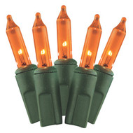 Amber 100-Bulb Mini Incandescent Light Set