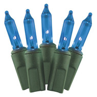 Blue 100-Bulb Mini Incandescent Light Set