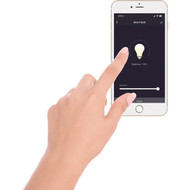 Brookstone 40W Equivalent Color Temperature Changing A19 Medium Dimmable LED Smart Light Bulb