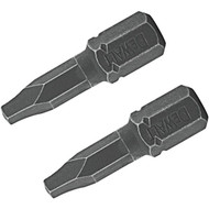 DEWALT FlexTorq 1 In. #1 Square Insert Impact Screwdriver Bit (2-Pack)