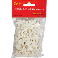 Do it 1/4 In. White Soft Tile Spacers (100-Pack)