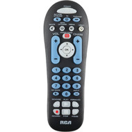 RCA 3-Device Universal Black Remote Control