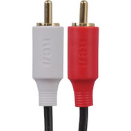 RCA 6 Ft. Black Stereo Audio Cable