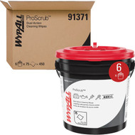 Kimberly Clark Wypall 9-1/2 In. x 12 In. Cleansing Bucket Hand Cleaning Wipes  (75 Ct.)