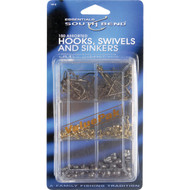SouthBend 150-Piece Assorted Hook  Swivel & Sinker Kit
