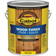 Cabot Alkyd/Oil Base Wood Toned Deck & Siding Stain  3002 Cedar  1 Gal.