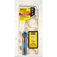 Whizz Maximus 4 In. x 1/2 In. Semi-Smooth To Semi-Rough Paint Roller Cover & Frame  (10-Pack)