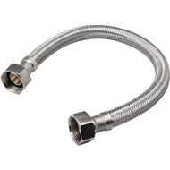 B&K 3/4 In. FIP X 3/4 In. FIP X 18 In. L Stainless Steel Water Heater Connector