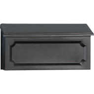 Gibraltar Windsor Black Horizontal Wall Mount Mailbox