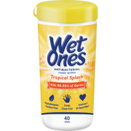 Wet Ones Tropical Splash Antibacterial Wipes (40-Count)