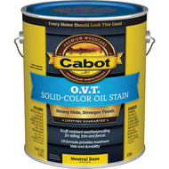 Cabot O.V.T. VOC Compliant Solid Color Exterior Stain  6706 Neutral Base  1 Gal.