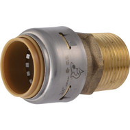 SharkBite 3/4 In. x 3/4 In. MNPT Straight Brass Push-to-Connect Male Adapter