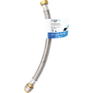 SharkBite 3/4 In. SB X 3/4 In. FIP X 15 In. L Braided Flexible Water Heater Connector