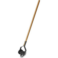 Do it Best 48 In. Wood Handle Dual-Wheel Rotary Edger