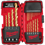 Milwaukee THUNDERBOLT 20-Piece Titanium Drill Bit Set  1/16 In. thru 1/2 In.