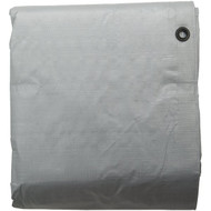 Do it Best Silver Woven 9 Ft. x 12 Ft. Heavy Duty Poly Tarp