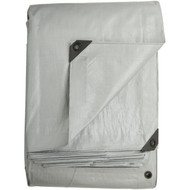 Do it Best Silver Woven 20 Ft. x 30 Ft. Heavy Duty Poly Tarp