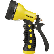 Dramm Heavy-Duty Metal 9-Pattern Nozzle  Yellow