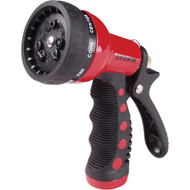 Dramm Heavy-Duty Metal 9-Pattern Nozzle  Red