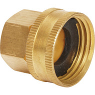 Best Garden 3/4 In. FHT x 1/2 In FPT Brass Swivel Hose Connector