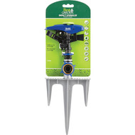 Best Garden Poly & Metal 5800 Sq. Ft. Triple Spike Impulse Sprinkler
