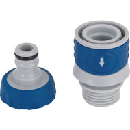 Best Garden 1 Male  1 Female Poly Faucet Quick Connect Connector Set