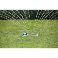Best Garden Metal 3400 Sq. Ft. Blue & Gray Oscillating Sprinkler
