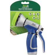 Best Garden Metal 9-Pattern Nozzle  Blue & Gray