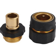 Best Garden 1 Male  1 Female Metal Quick Connect Connector Set