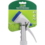 Best Garden Poly 5-Pattern Nozzle  Blue & Gray