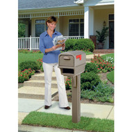 Gibraltar Gentry Mocha Mailbox & Post