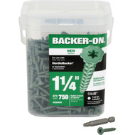 Buildex Backer-On #9 x 1-1/4 In. Cement Board Screw (750 Ct.)