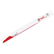 Milwaukee SAWZALL The AX 12 In. 5 TPI Wood w/Nails Demolition Reciprocating Saw Blade (10-Pack)